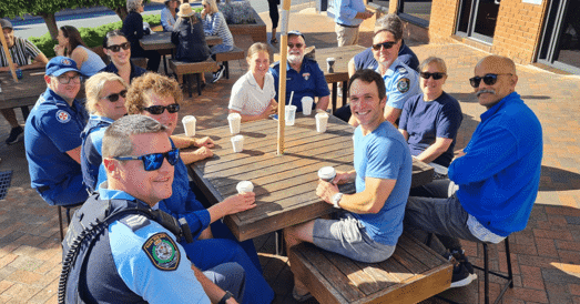 Stock image of first responders
